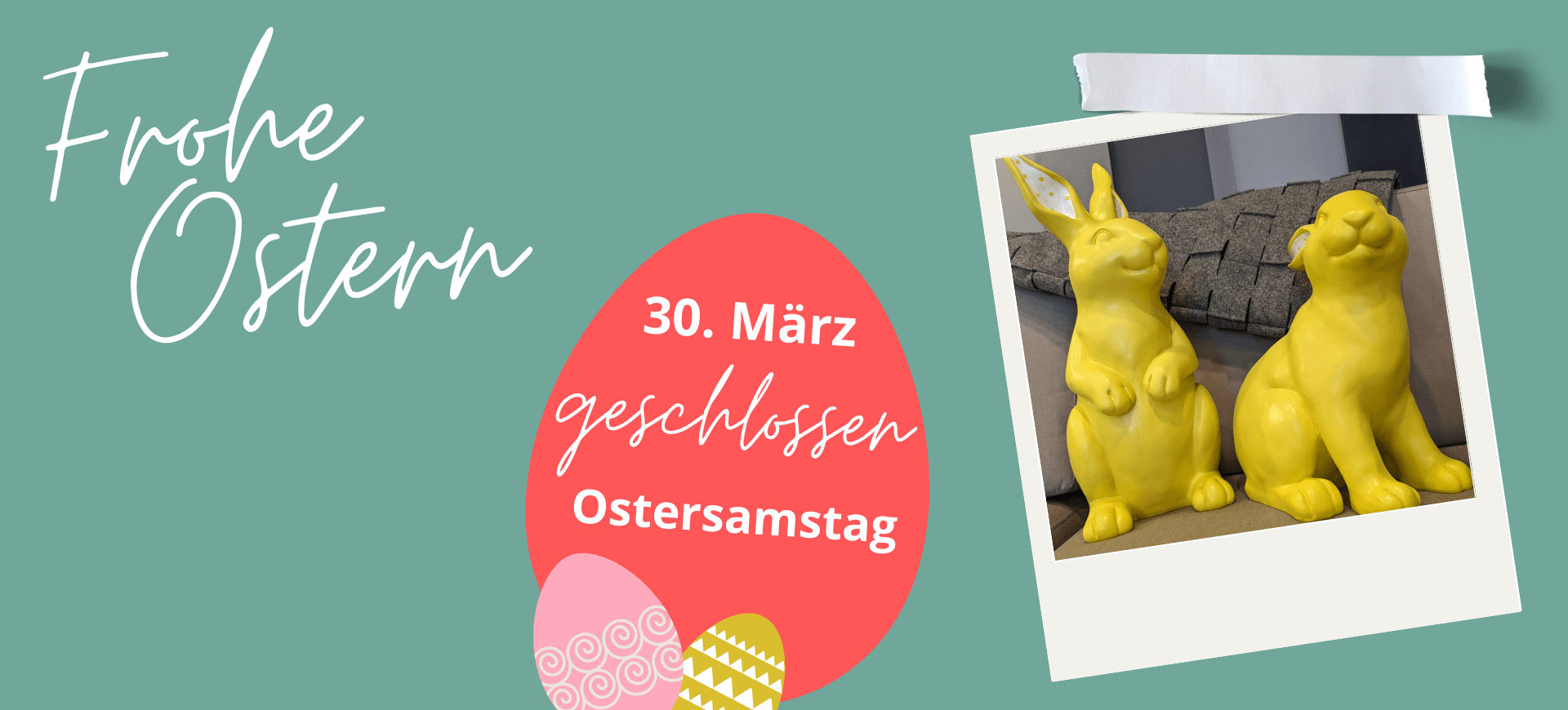 Sonderöffnungszeiten an Ostern